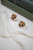 Petit Rose Bouquet Ear Clips